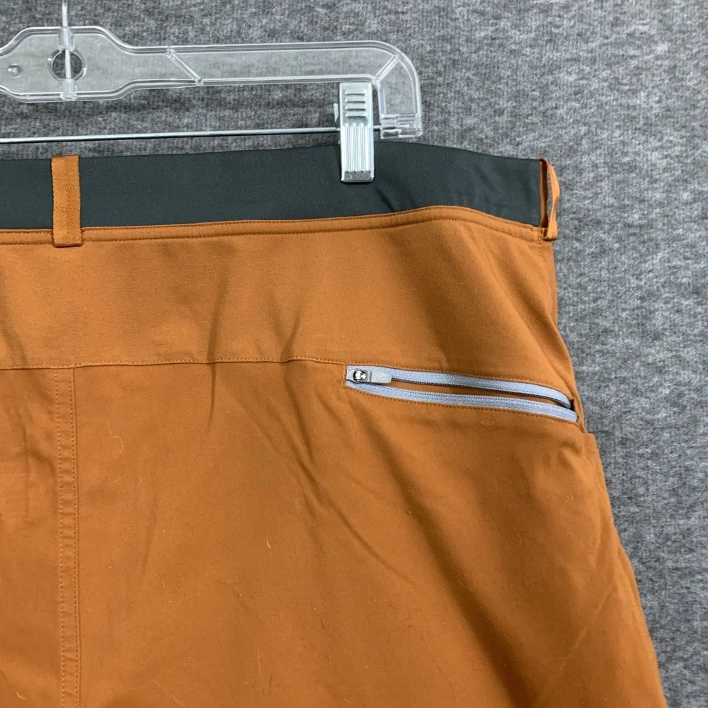 The North Face Beyond The Wall Rock Flashdry XD Shorts Men 38 Orange Hiking Camp